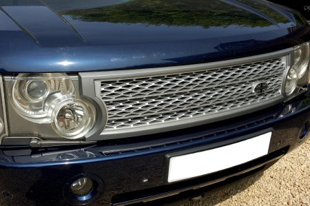 Supercharged Grille Conversion Kit - SILVER & GREY - Click Image to Close